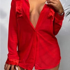 Mesh & Satin Sleepwear